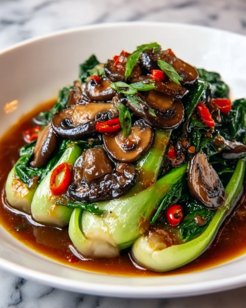 Bok Choy and Mushroom Stir Fry Recipe - Recipe Image