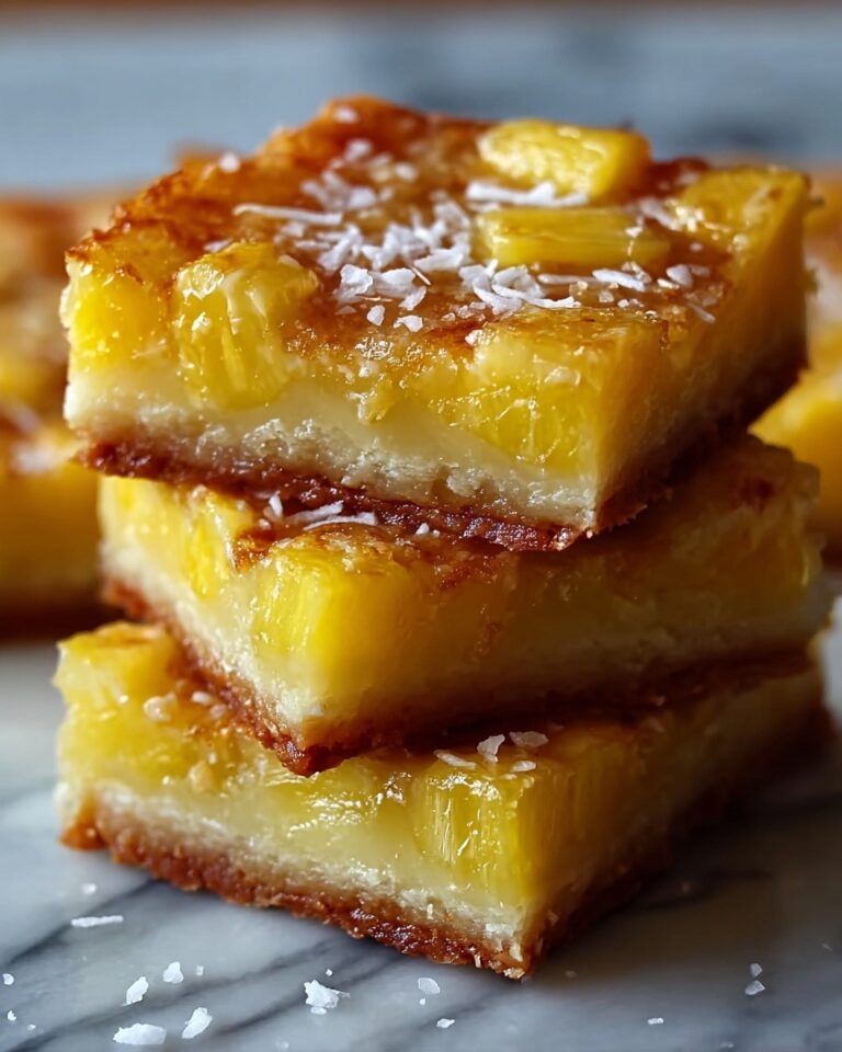 Tropical Paradise with Pineapple Bliss Bars Recipe