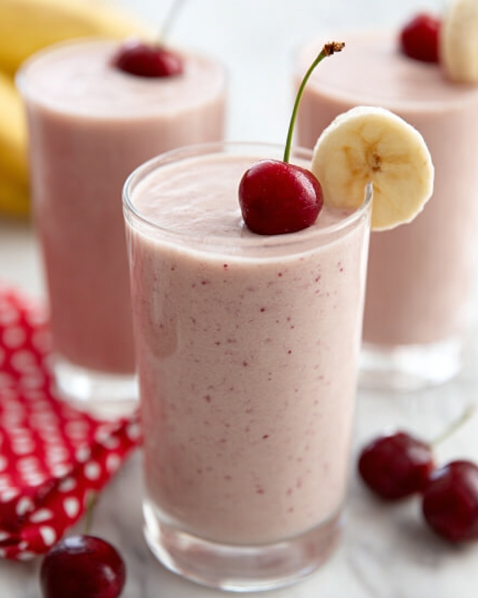 Cherry Banana Smoothie Recipe - Recipe Image