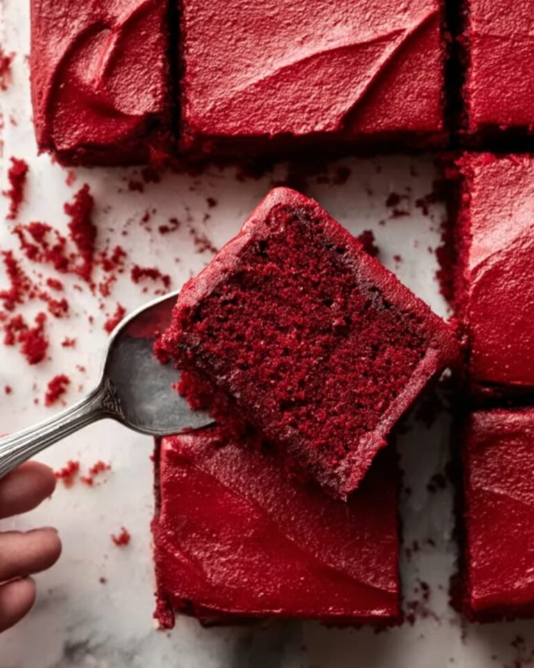 Red Velvet Brownies with Cream Cheese Swirl Recipe