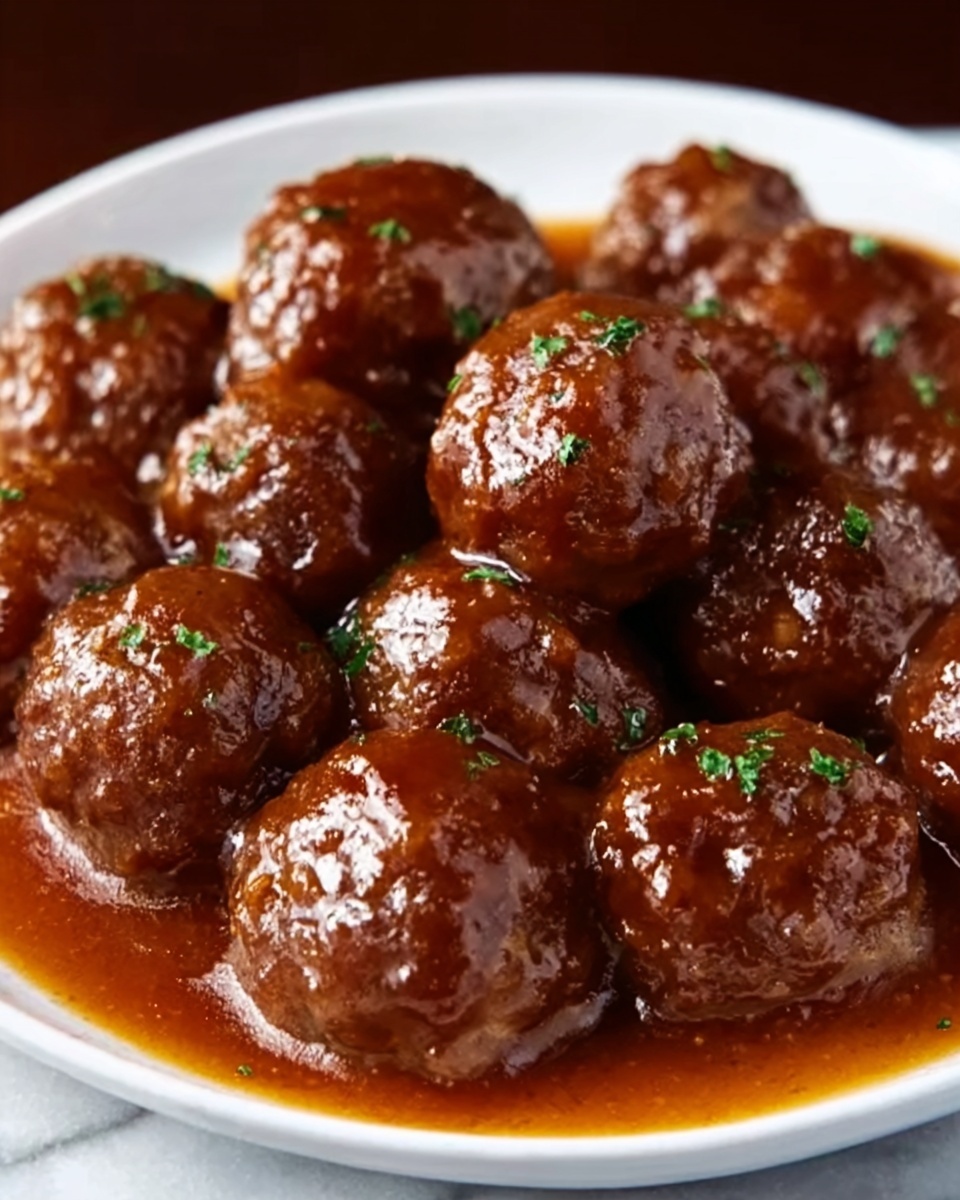 Creamy Slow Cooker Salisbury Steak Meatballs Recipe - Recipe Image
