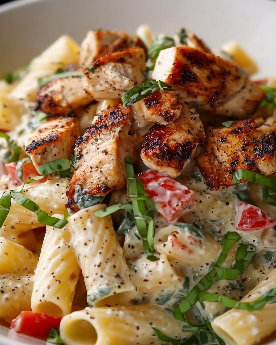 Chicken Caesar Pasta Salad Recipe - Recipe Image