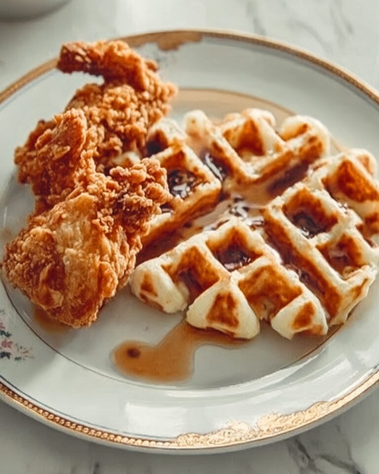 Chicken and Waffles with Crispy Fried Chicken and Maple Syrup Recipe