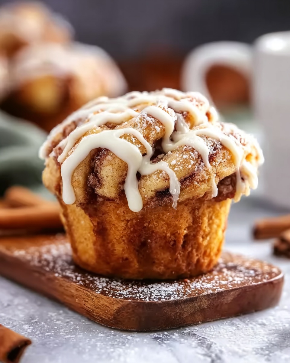 Cinnamon Roll Muffins Recipe - Recipe Image