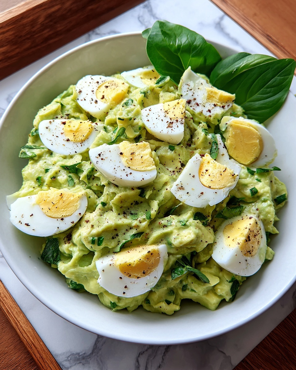 Keto Avocado Egg Salad Recipe - Recipe Image