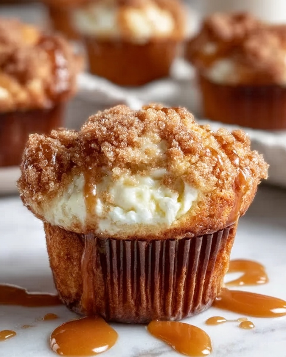 Gooey Cinnamon Cream Cheese Muffins Recipe - Recipe Image