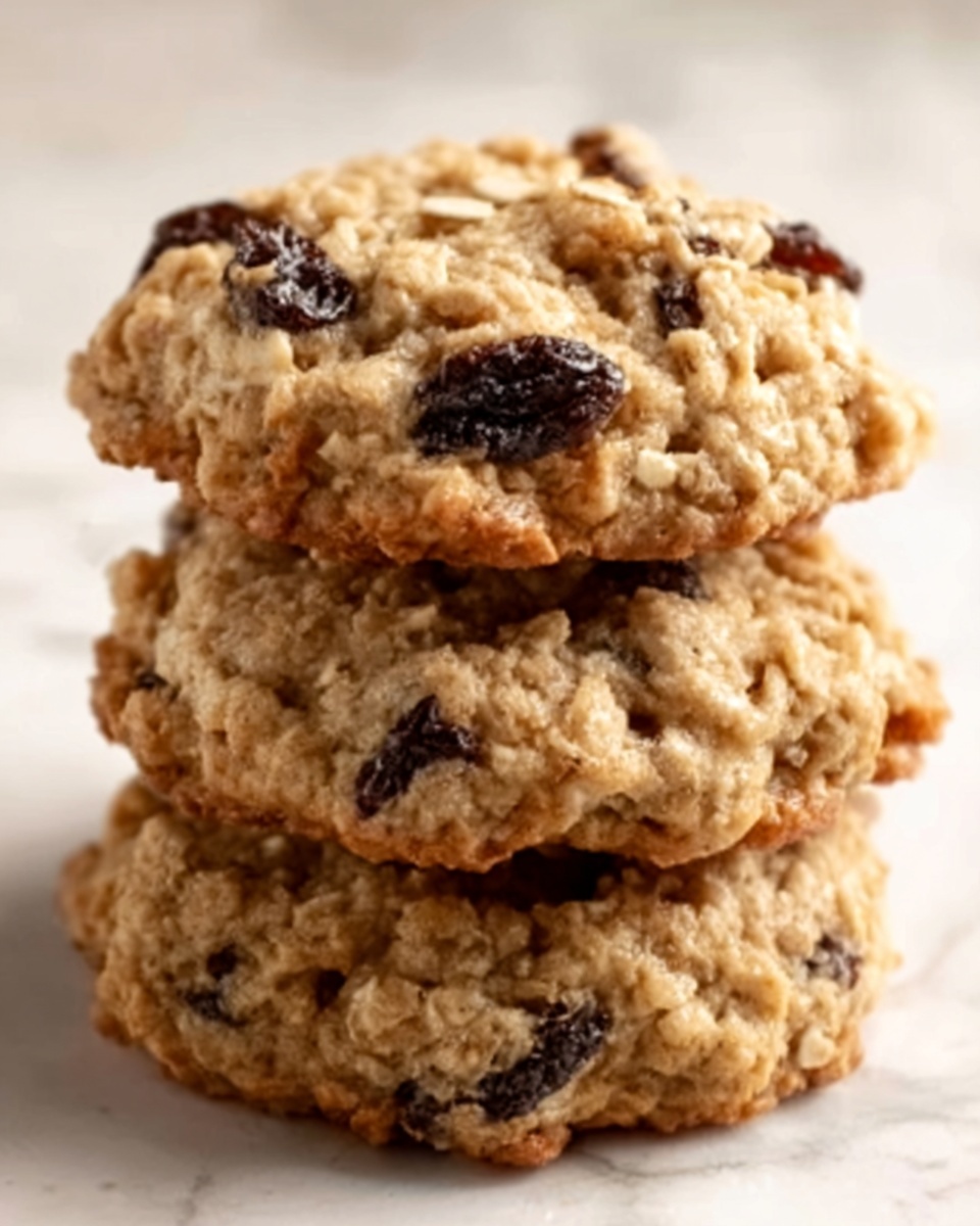 Soft & Chewy Oatmeal Raisin Cookies Recipe - Recipe Image