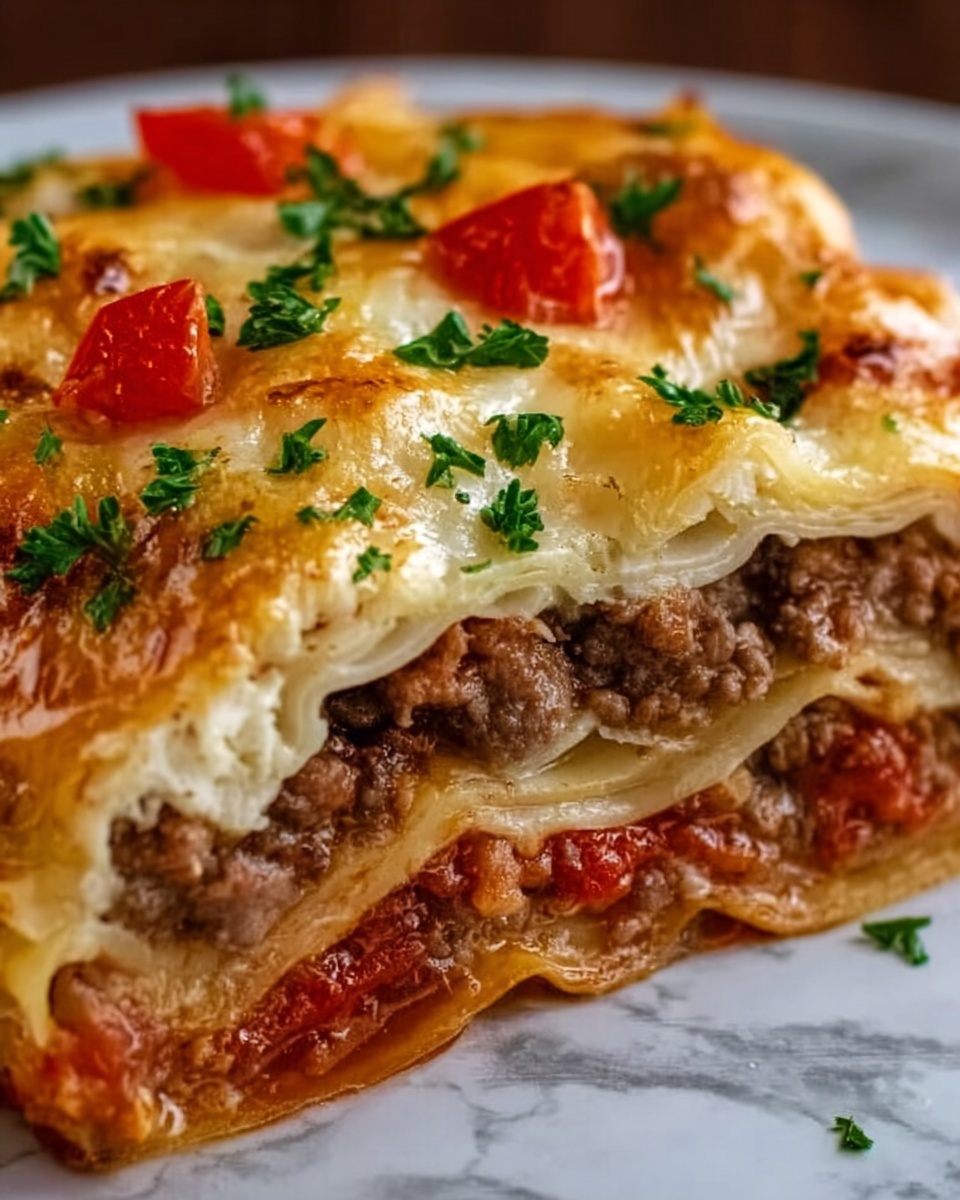 Three Meat Italian Pie Recipe - Recipe Image