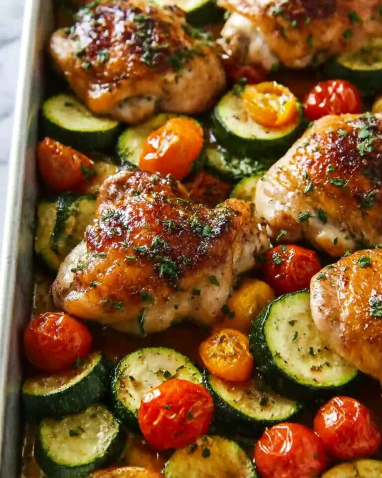 Mediterranean Chicken Zucchini Bake Recipe