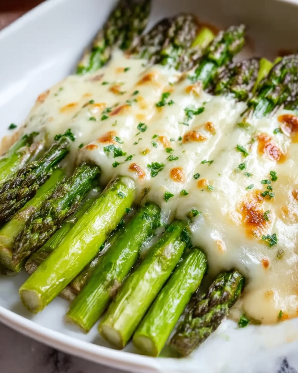 Cheesy Garlic Roasted Asparagus Recipe - Recipe Image