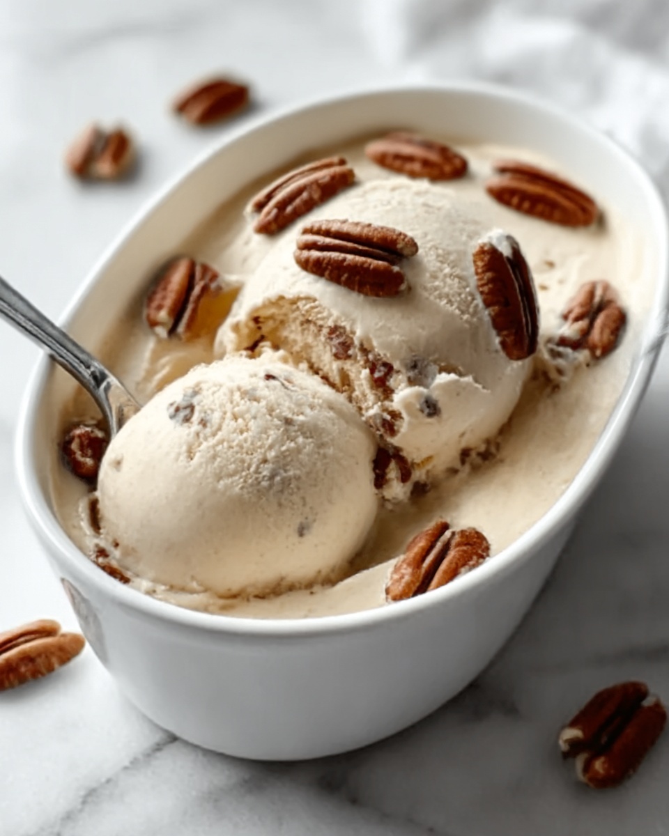 Homemade Butter Pecan Ice Cream Recipe - Recipe Image