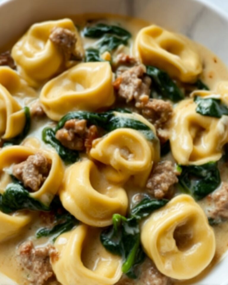 Spicy Sausage and Tortellini Soup Recipe