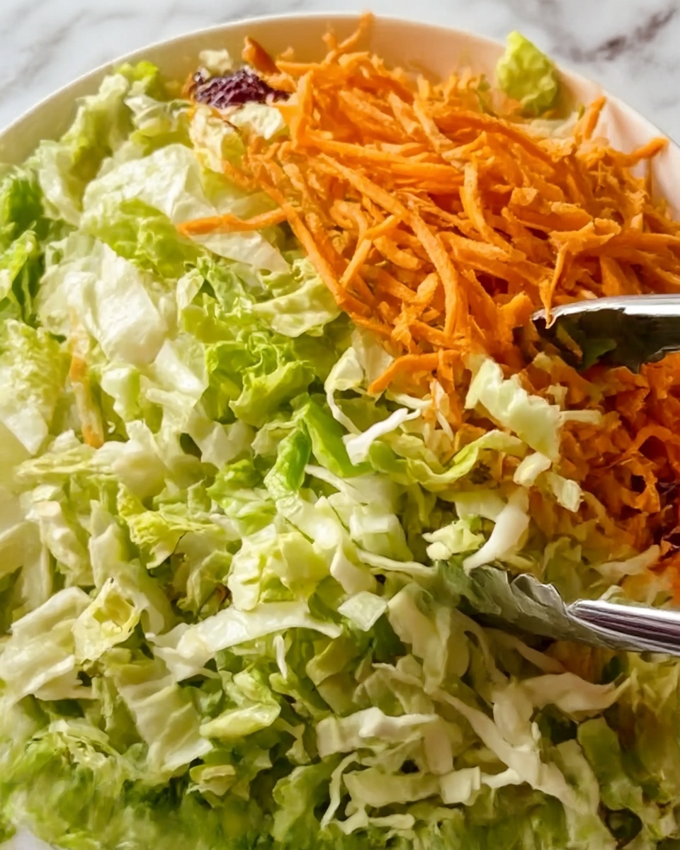 Easy Crunchy Asian Cabbage Slaw with Addictive Sesame Dressing Recipe - Recipe Image