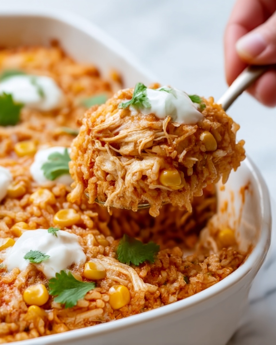 Chicken Enchilada Rice Casserole Recipe - Recipe Image