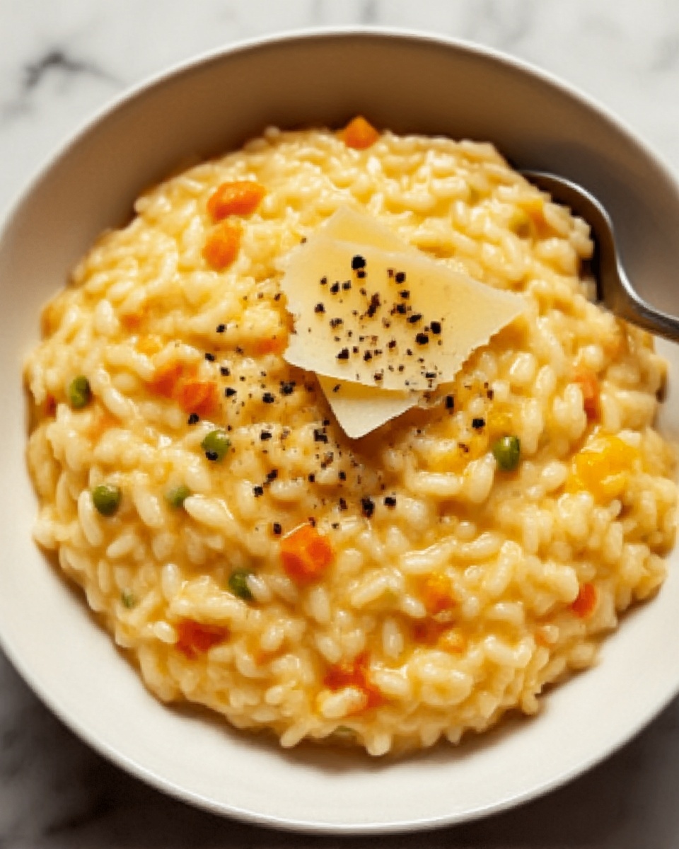 Pumpkin Risotto with Parmesan and Balsamic Vinegar Recipe - Recipe Image