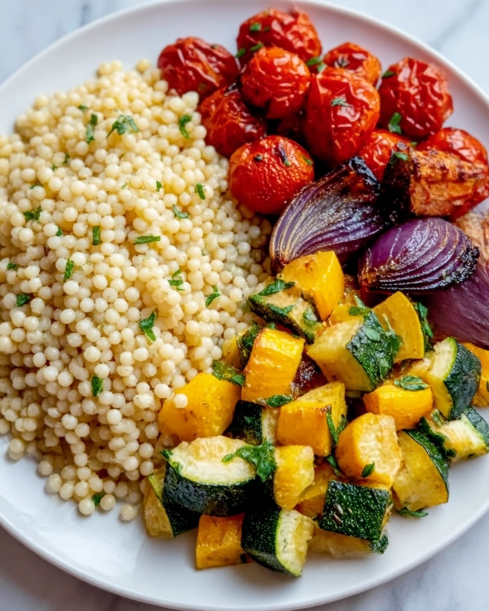 Mediterranean Halloumi Veggie Bake Recipe - Recipe Image