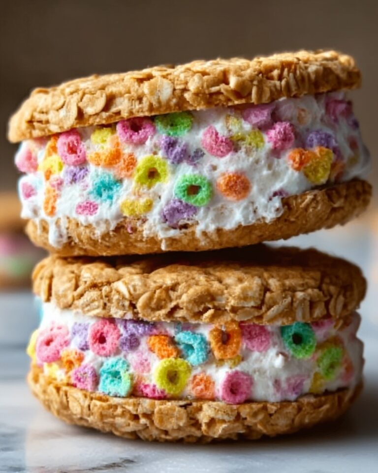 Cereal Ice Cream Sandwiches Recipe