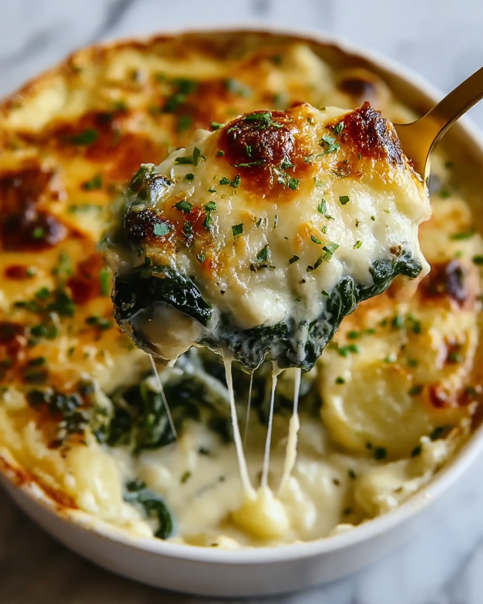 Baked Spinach Casserole Recipe - Recipe Image