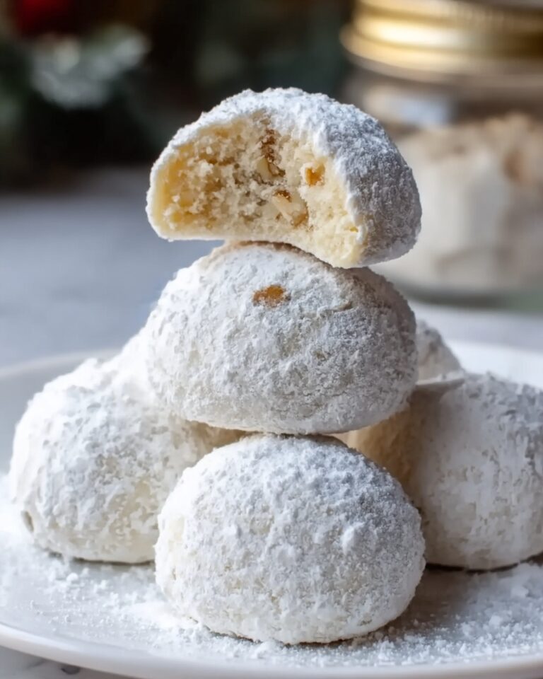 Sweetened Condensed Milk Snowball Cookies Recipe