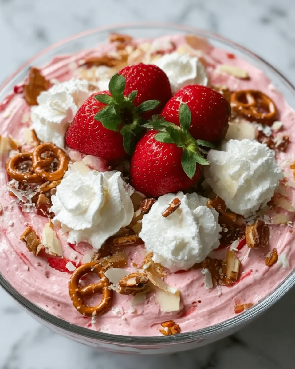 Strawberry Pretzel Salad Recipe - Recipe Image