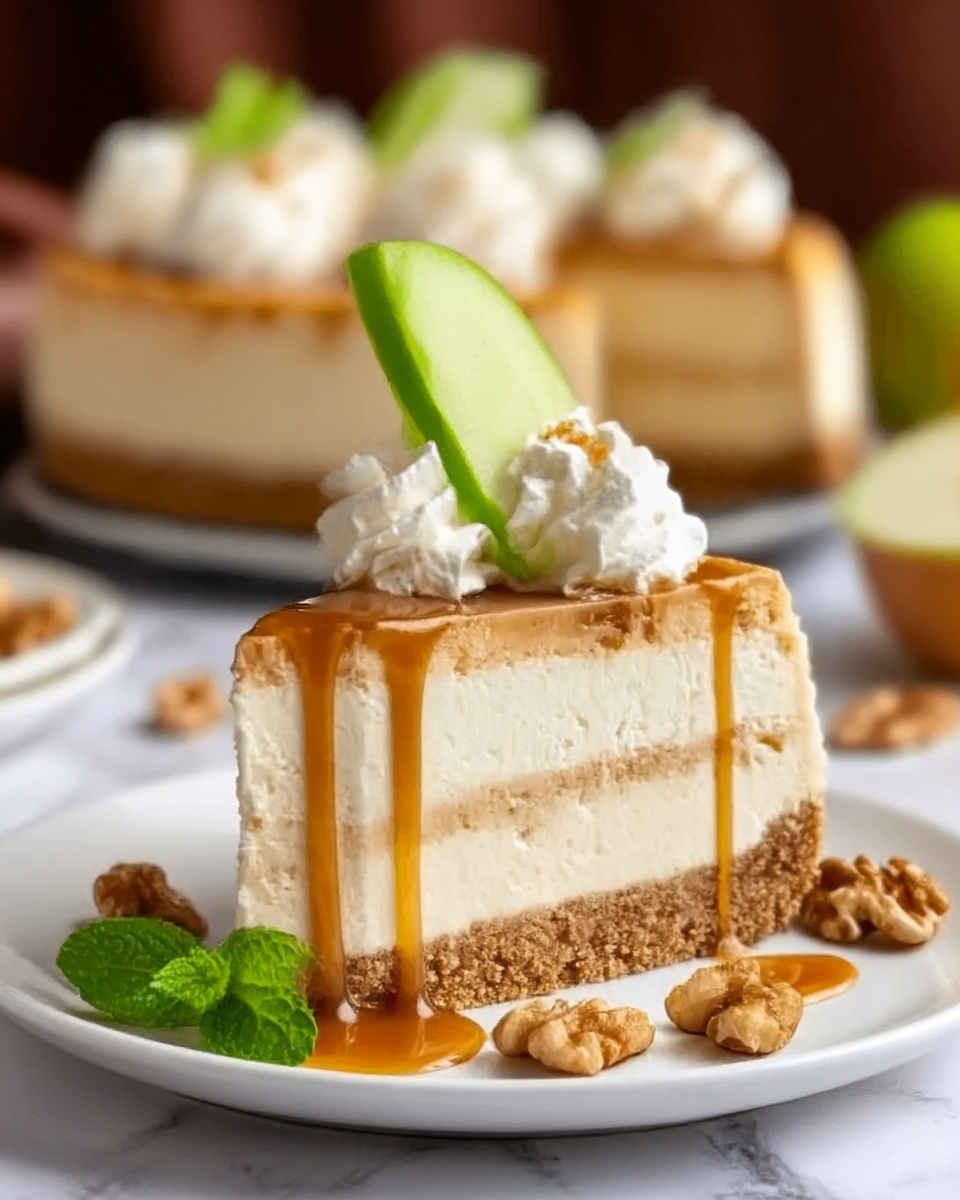 Caramel Apple Blondie Cheesecake Recipe - Recipe Image