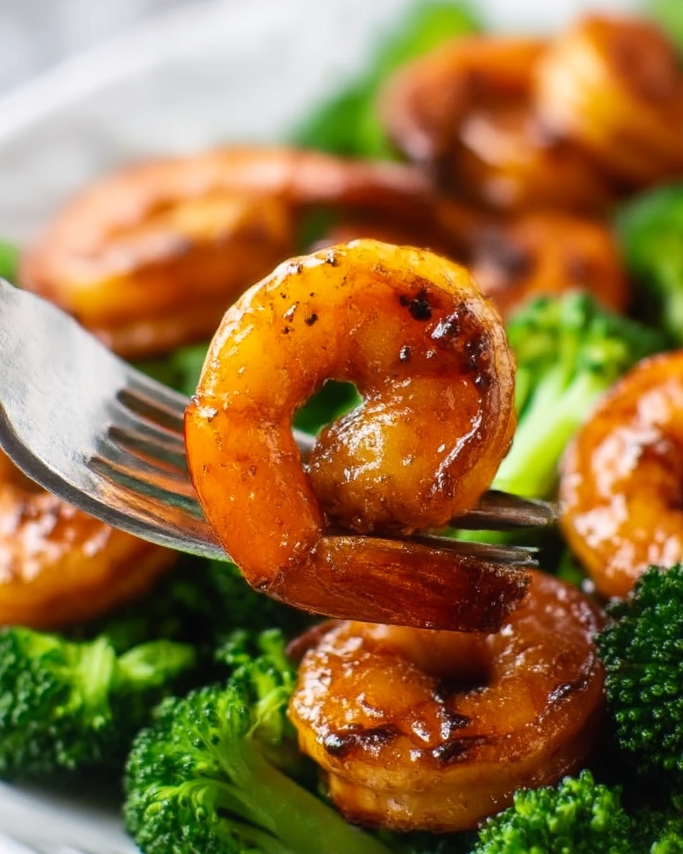 Honey Garlic Butter Shrimp & Broccoli Recipe - Recipe Image
