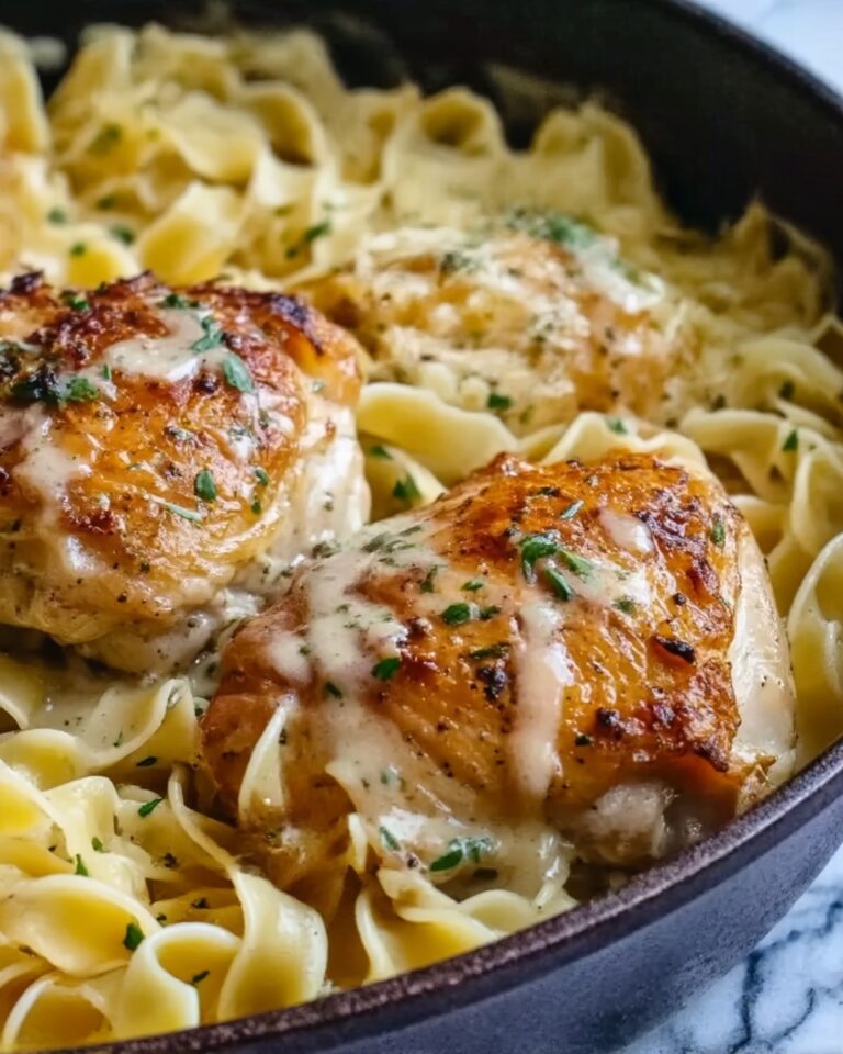 One-Pan Chicken with Buttered Noodles Recipe