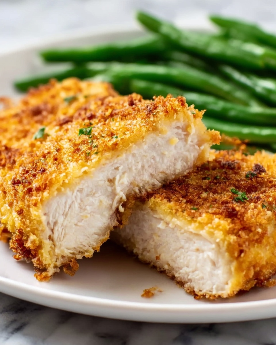 Air Fryer Parmesan Crusted Chicken Recipe - Recipe Image