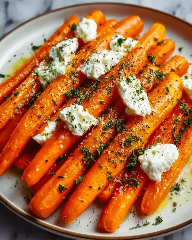 Roasted Carrots with Whipped Ricotta and Spiced Drizzle Recipe