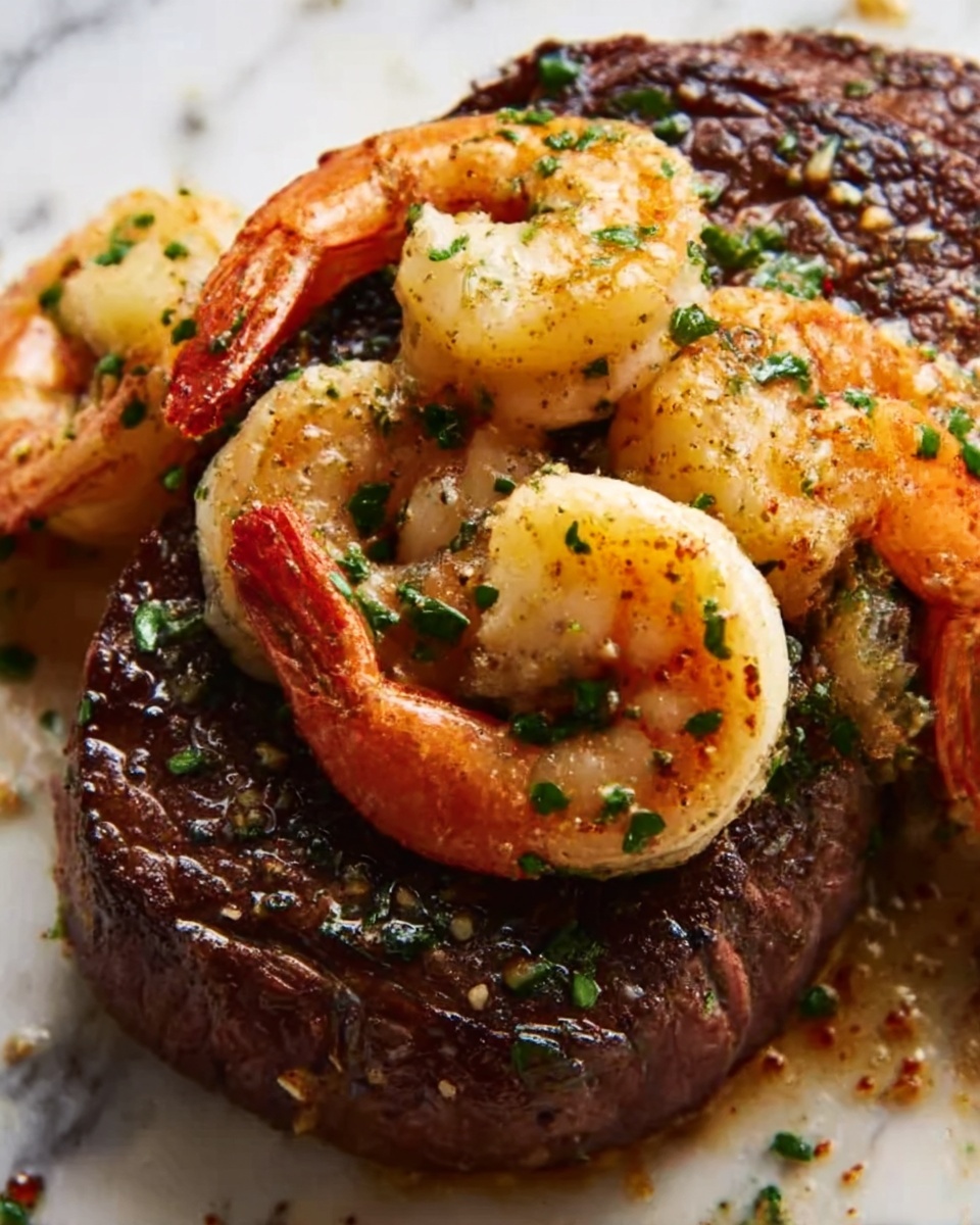Steak and Shrimp Scampi Recipe - Recipe Image