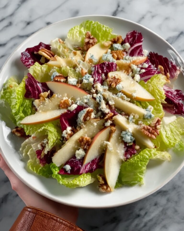 Blue Cheese, Walnut, and Chicory Salad Recipe