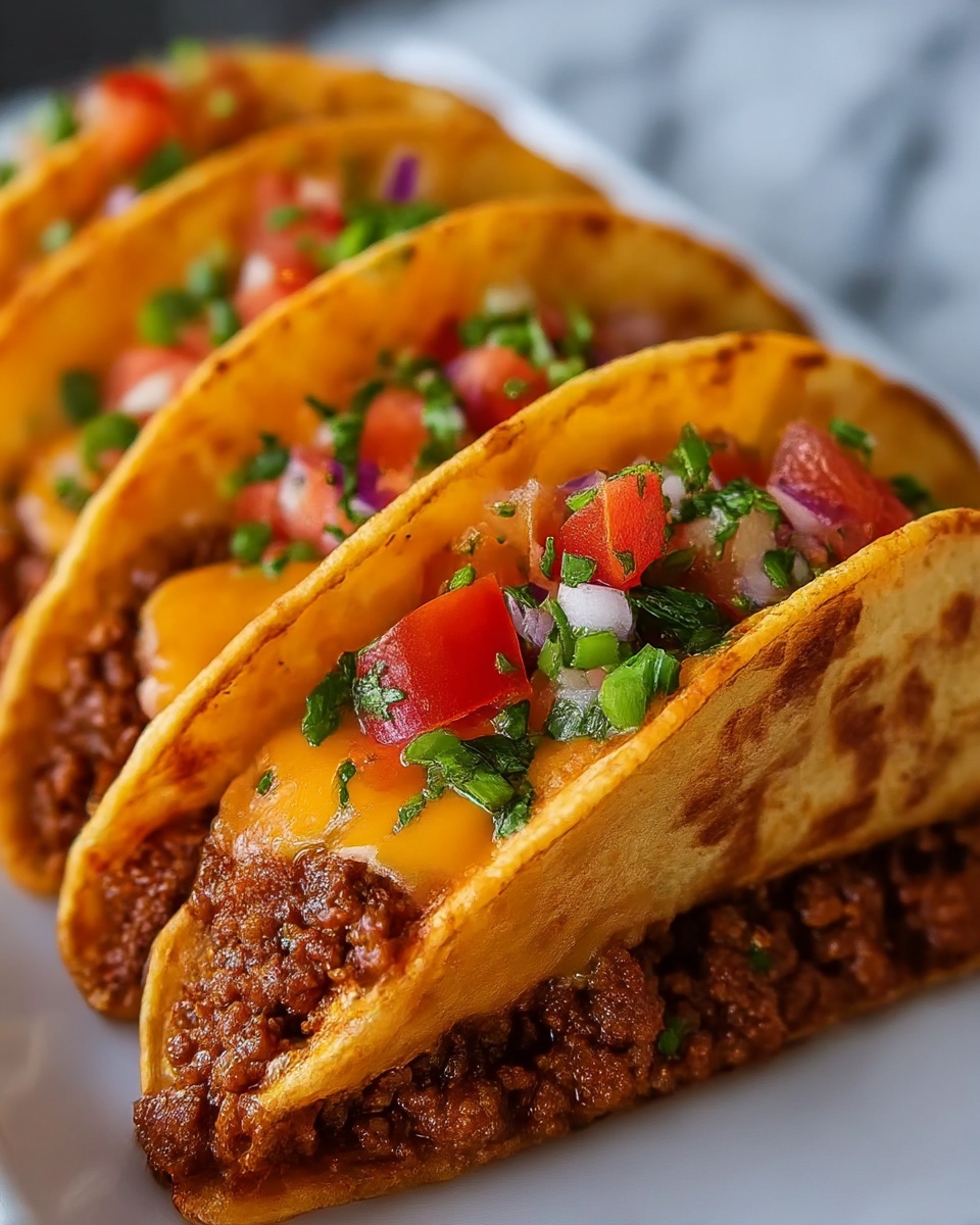 Loaded Cheesy Pocket Tacos Recipe - Recipe Image