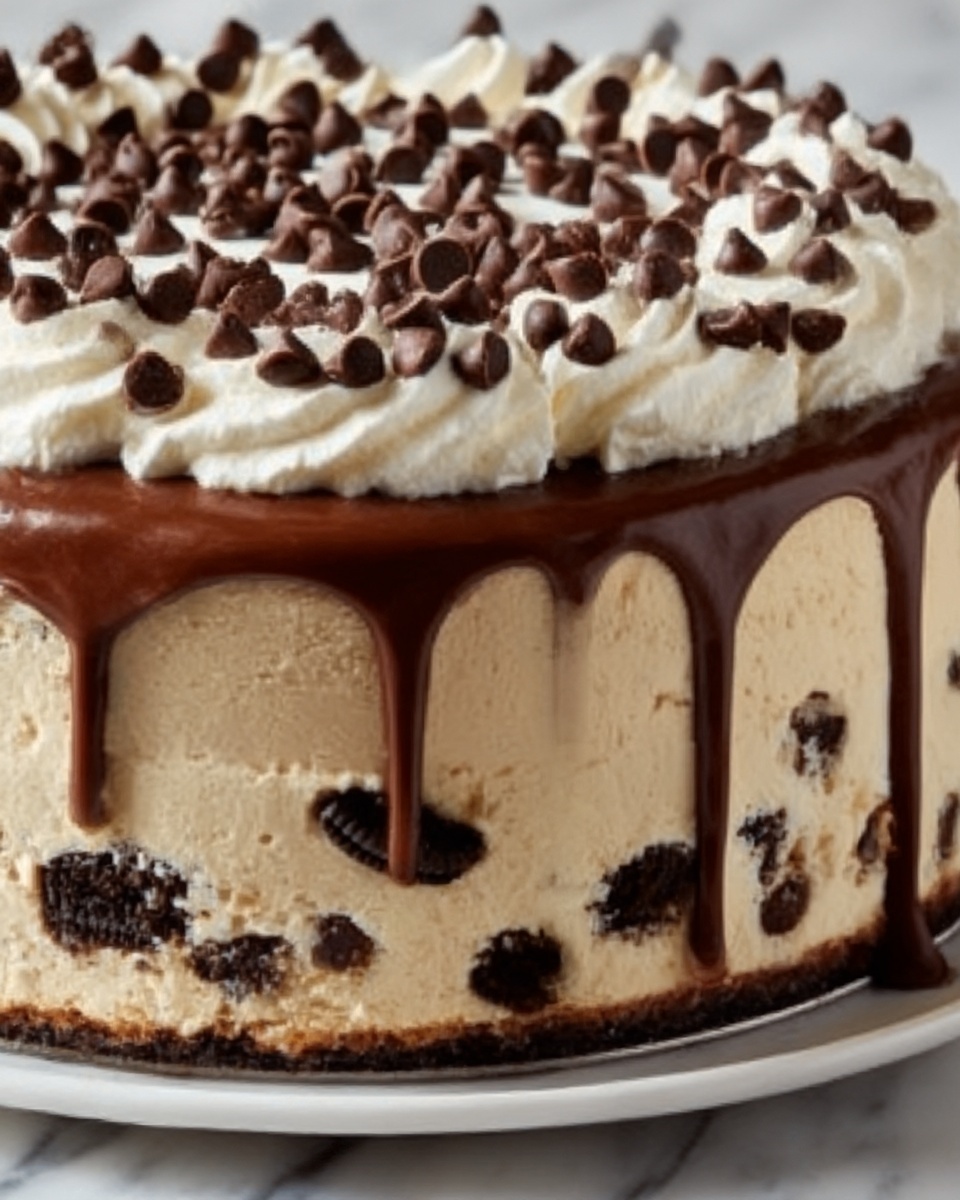 Chocolate Chip Cookie Dough Ice Cream Cake Recipe - Recipe Image