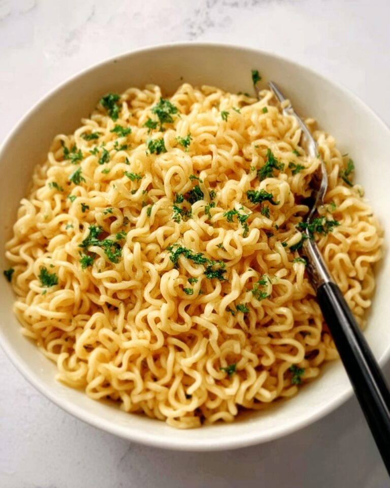 Garlic Butter Ramen Noodles Recipe