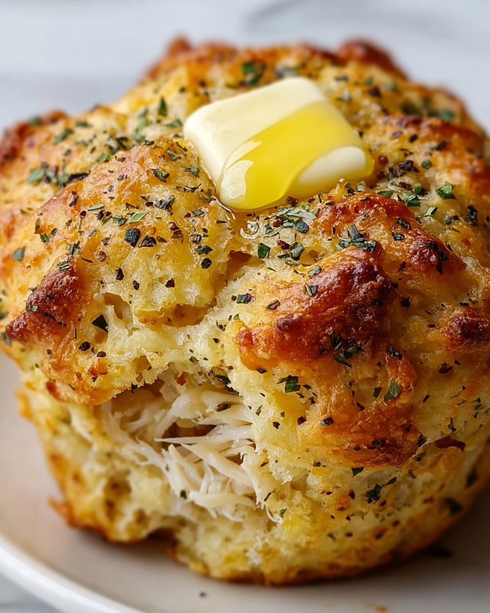 Crab Stuffed Cheddar Bay Biscuits with Lemon Butter Recipe - Recipe Image