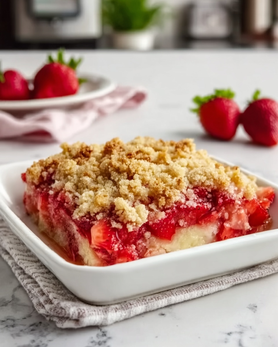 Strawberry Rhubarb Crisp Recipe - Recipe Image