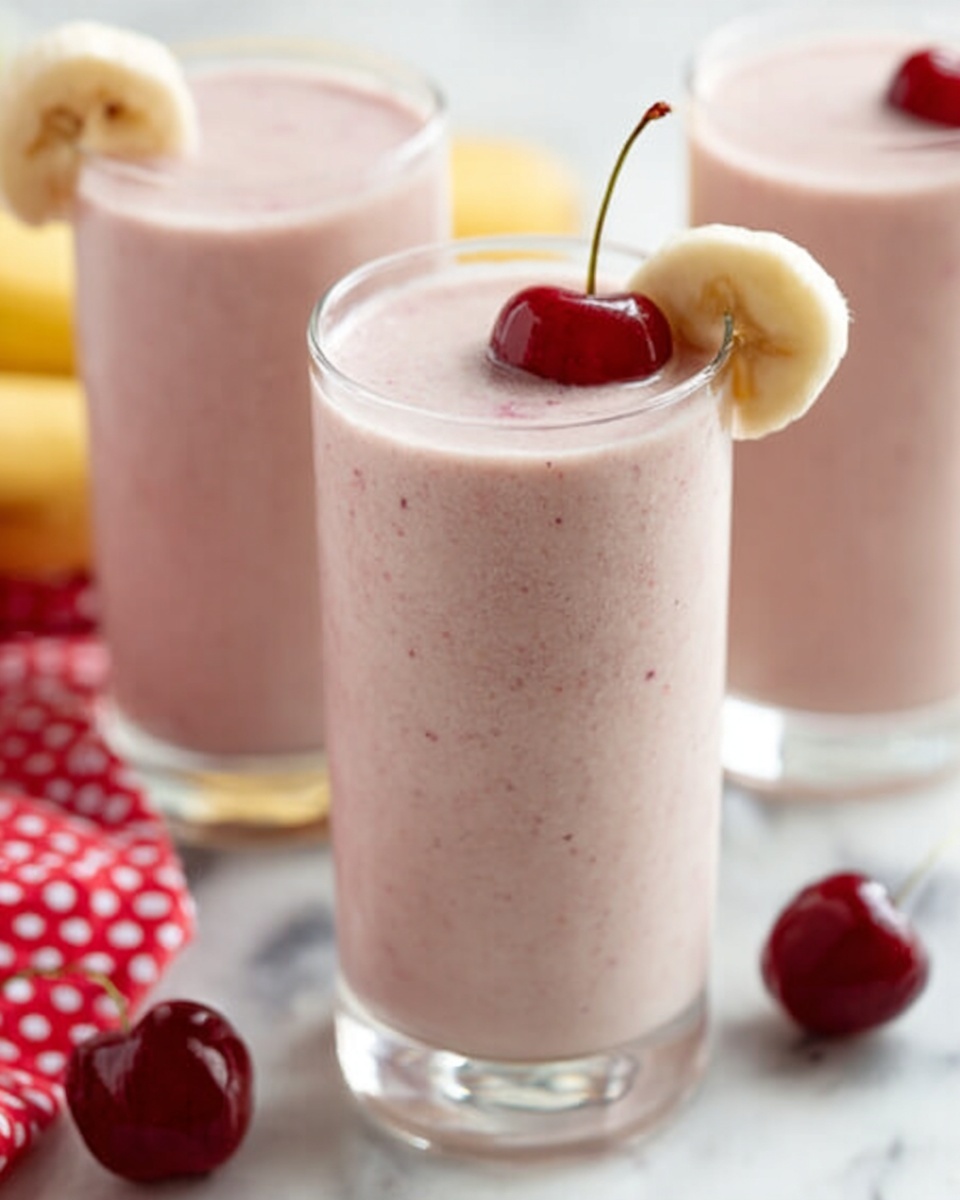 Cherry Banana Smoothie Recipe - Recipe Image