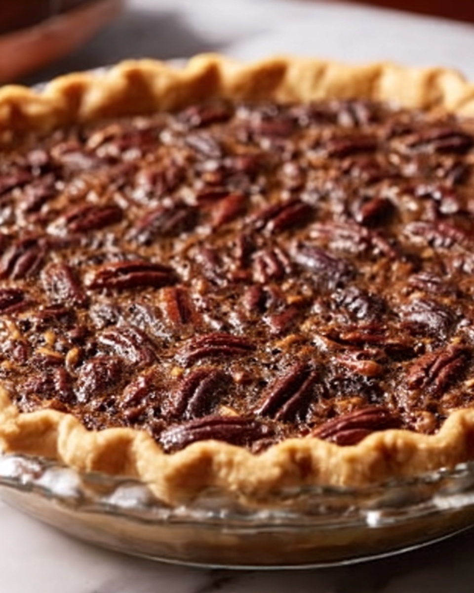 Chocolate Fudge Pecan Pie Recipe - Recipe Image