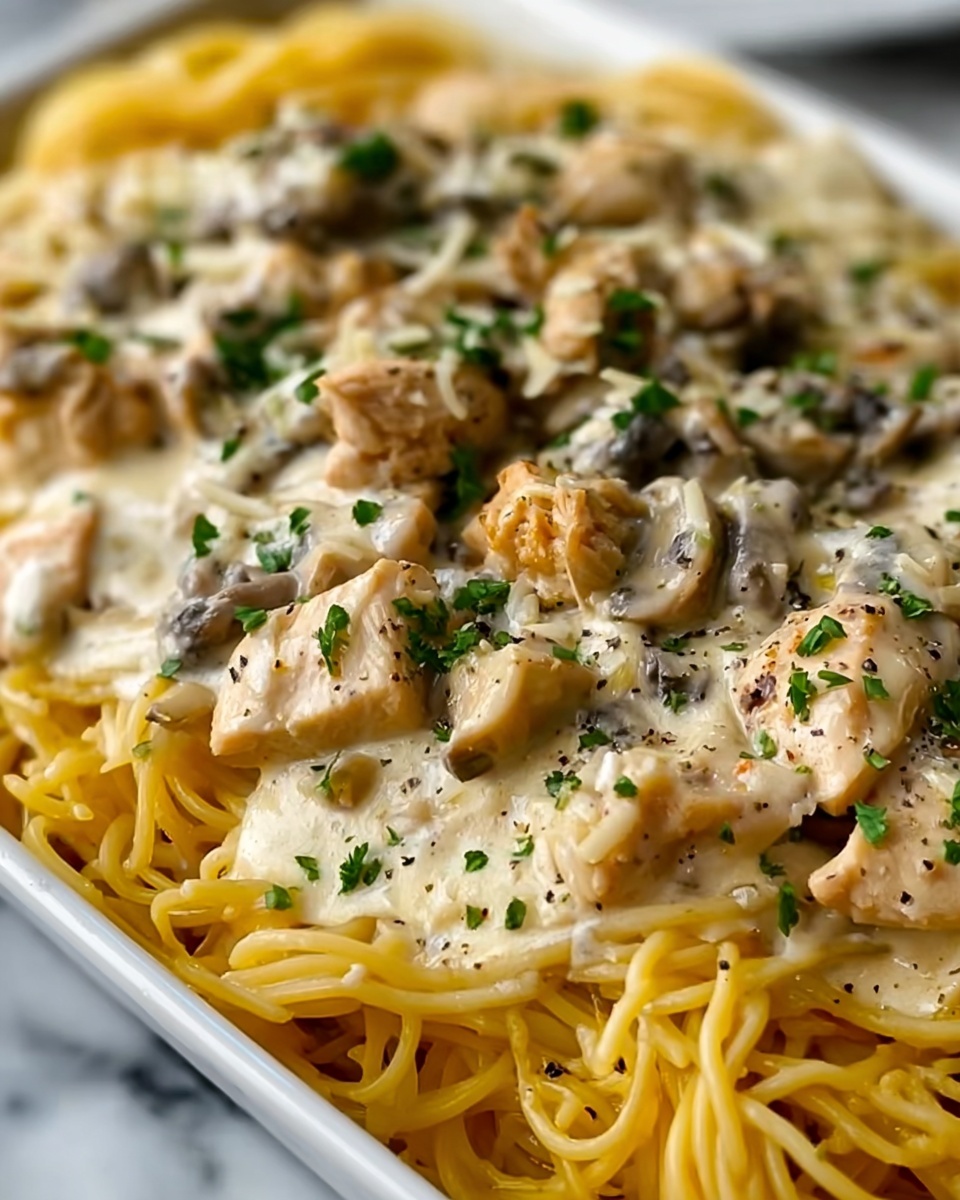 Easy Chicken Tetrazzini Recipe - Recipe Image