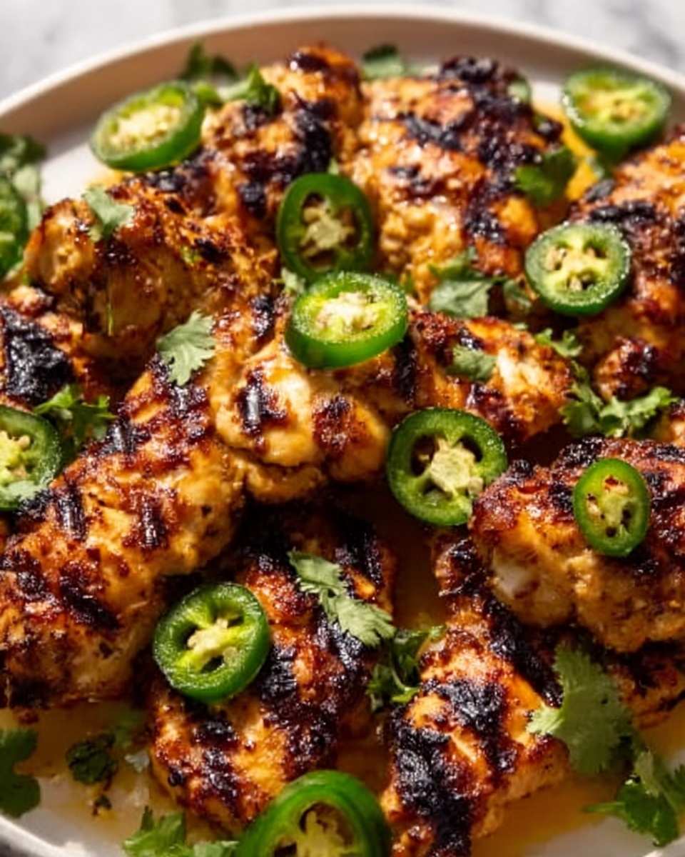 Smoky Jalapeño Popper Soup with Grilled Chicken Recipe - Recipe Image