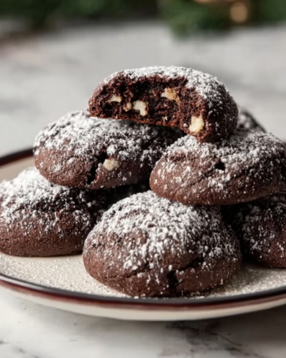 Classic Chocolate Snowball Cookies Recipe - Recipe Image