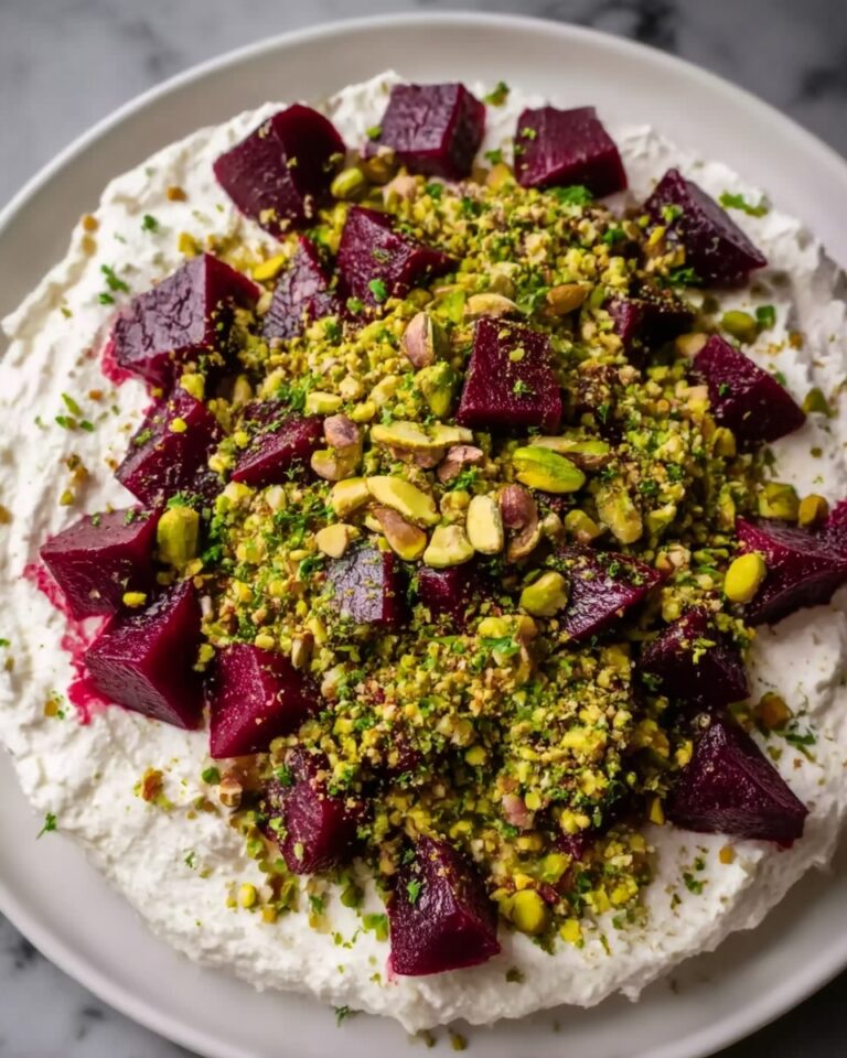 Whipped Feta with Roasted Beets & Pistachios Recipe