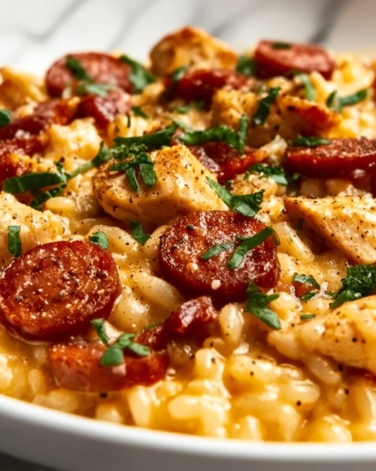 One Pot Chicken Risoni with Crispy Salami Recipe