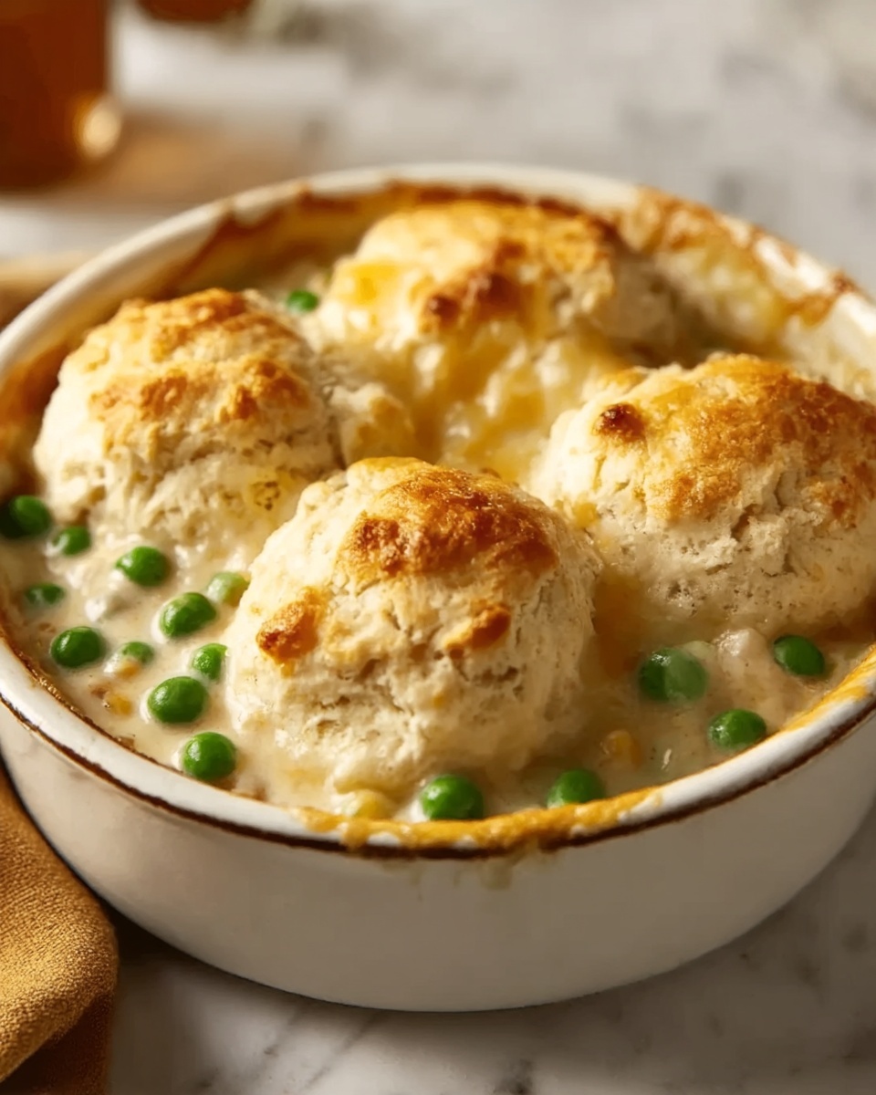 Chicken Cobbler with Red Lobster Cheddar Bay Biscuit Topping Recipe - Recipe Image