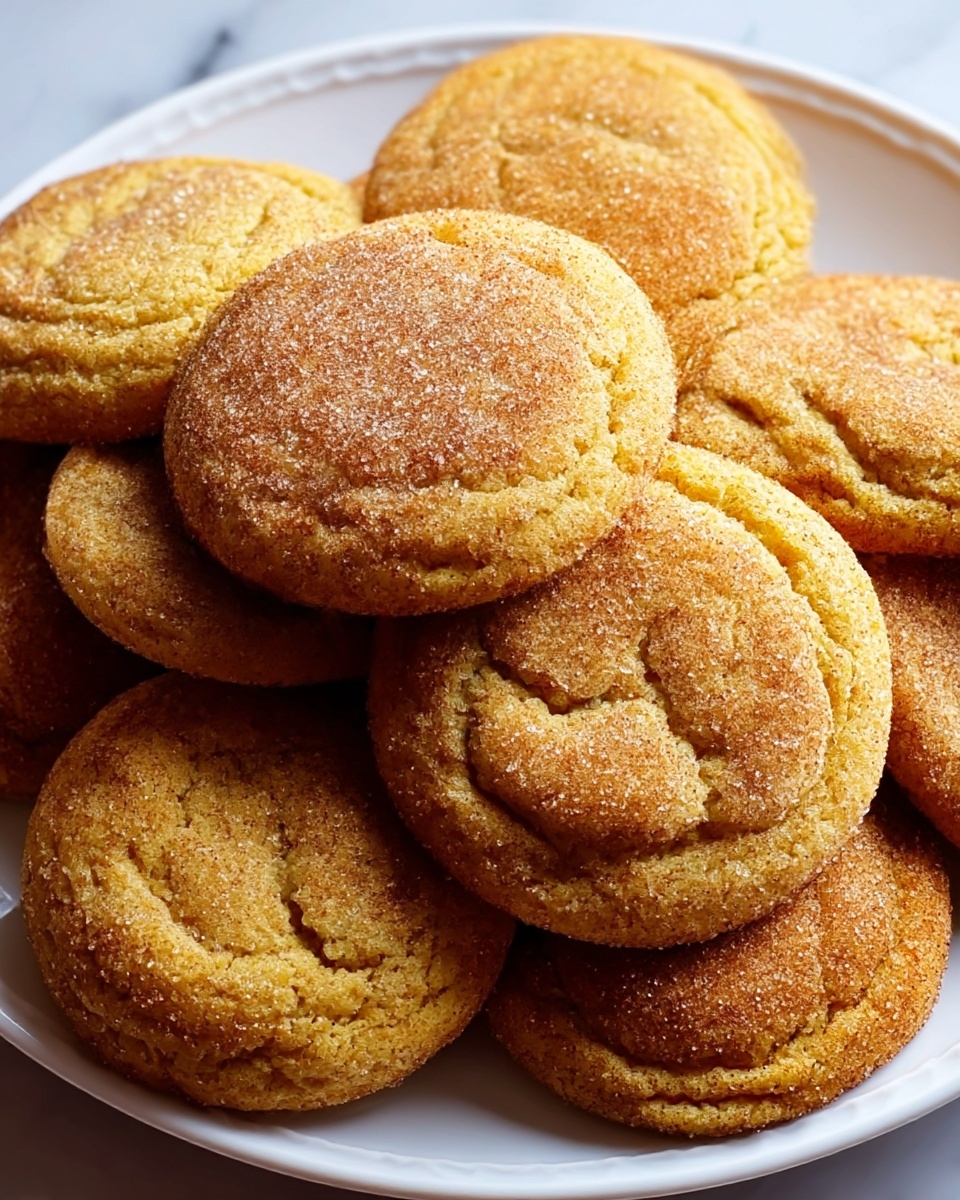 Chewy Pumpkin Snickerdoodle Cookies Recipe - Recipe Image