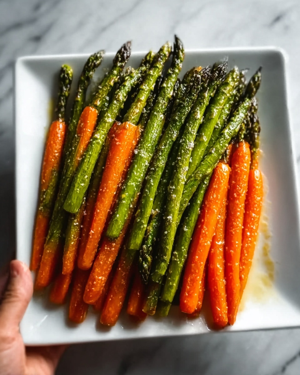 Roasted Asparagus and Carrots Recipe - Recipe Image