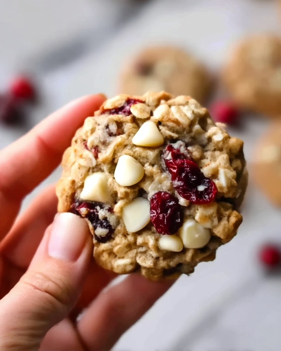 White Chocolate Oatmeal Cranberry Cookies Recipe - Recipe Image
