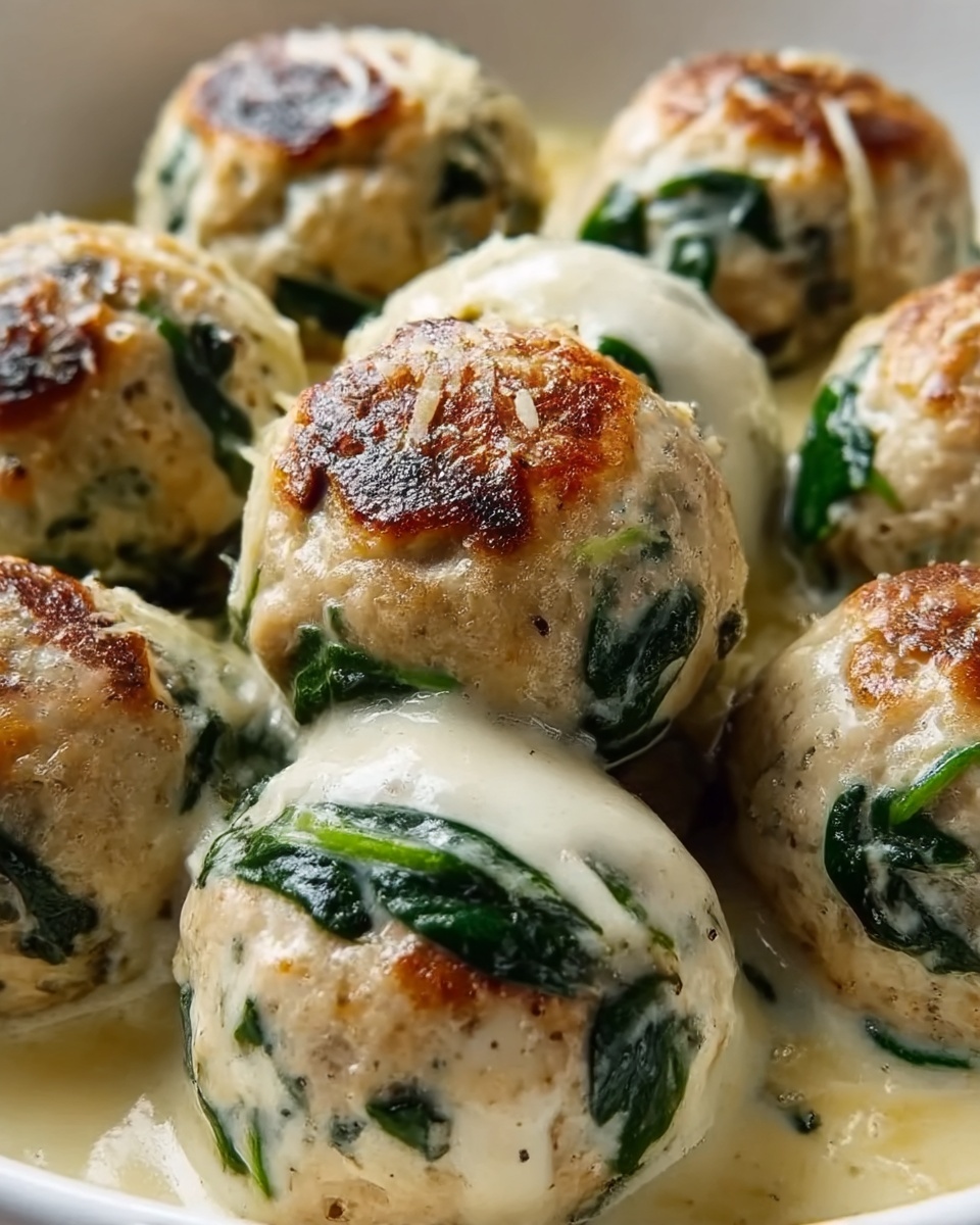 Chicken Ricotta Meatballs with Spinach – A Flavorful & Healthy Twist Recipe - Recipe Image