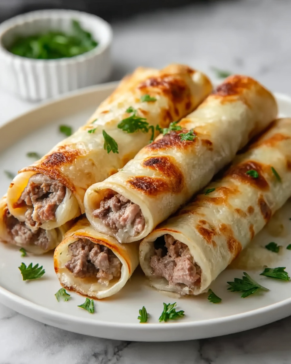 Delicious Keto Philly Cheesesteak Roll Ups Recipe - Recipe Image