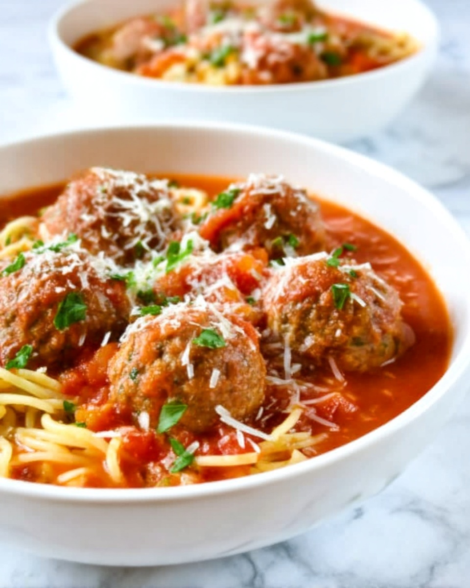 Chunky Italian Meatball Soup Recipe - Recipe Image